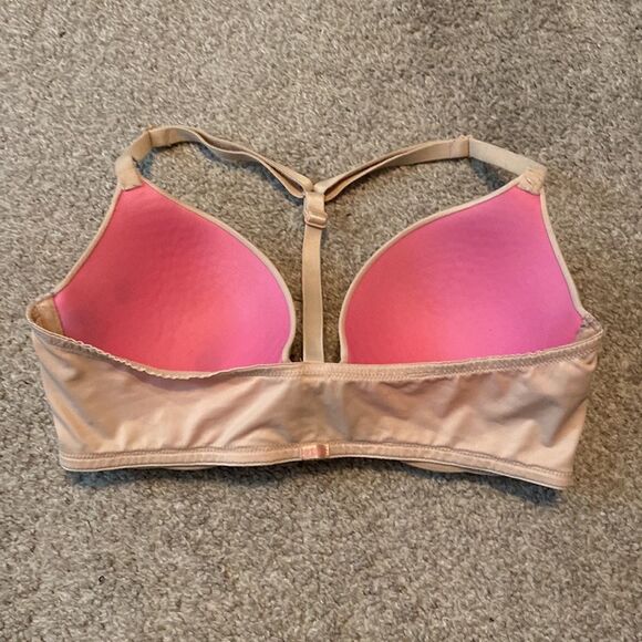 Victoria Secret 36D nude T back strap clip clasp in front - Picture 3 of 3